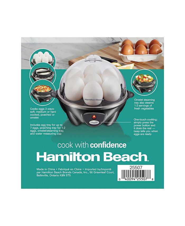 Hamilton Beach 3in1 Egg Cooker with 7 Egg Capacity Macy's
