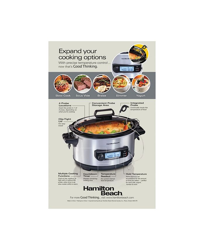 Hamilton Beach 6 Qt. Slow Cooker Macy's