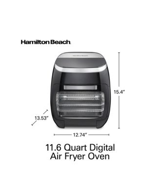Hamilton Beach 11L Digital Air Fryer Oven with Rotisserie and Rotating Basket