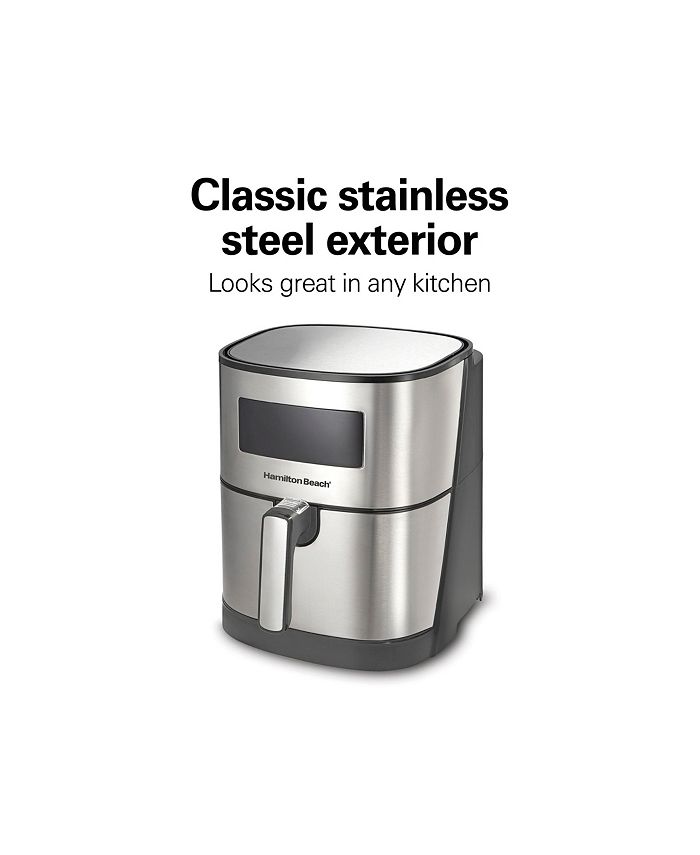 Hamilton Beach 5L Digital Air Fryer with Nonstick Basket Macy's