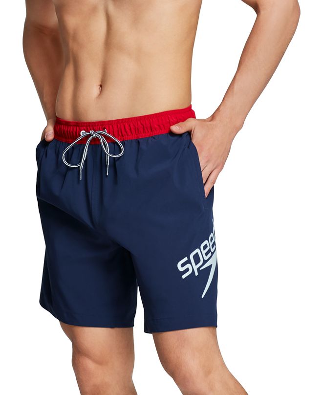 Speedo Men's Redondo Performance Stretch 8" Swim Trunks & Reviews