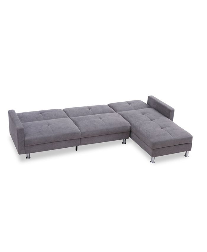 Gold Sparrow Davenport Convertible Sofa Bed Sectional with Storage Macy's