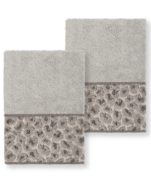 Linum Home Spots 2 Piece Washcloth Set Bedding
