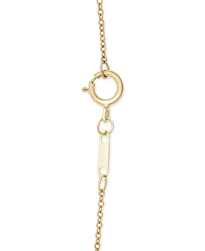 Wrapped - Diamond Pav&eacute; Lariat Necklace (1/5 ct. t.w.) in 10k Gold