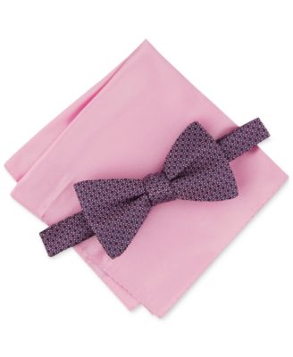 alfani bow tie and pocket square
