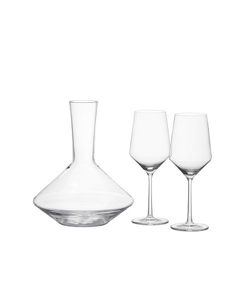 Schott Zwiesel Red Wine Decanter Set With 2 Cabernet Glasses 18 2oz Reviews Glassware Drinkware Dining Macy S