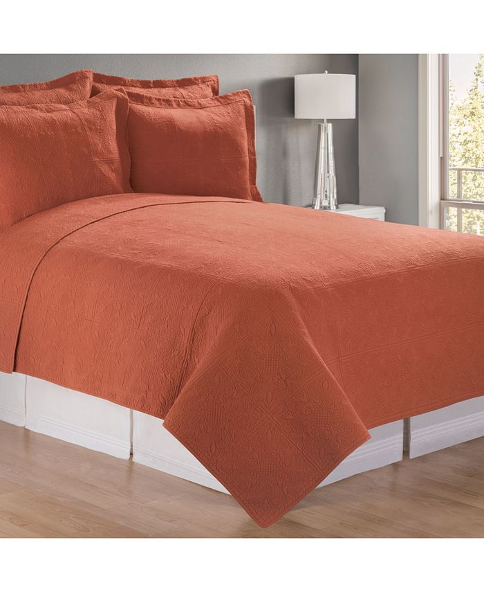 C&F Home Terra Cotta Full/Queen Matelasse Coverlet Macy's