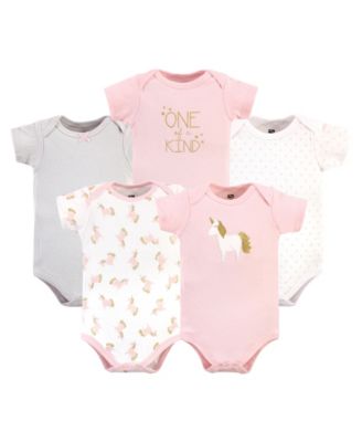 Hudson Baby - - Baby Boys and Girls Cotton Bodysuit Set