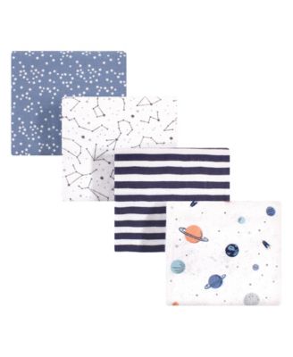 Hudson Baby - - Baby Boys and Girls Cotton Flannel Receiving Blankets Set