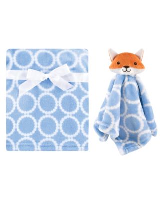 Hudson Baby - - Baby Boys and Girls Plush Blanket with Security Blanket Set