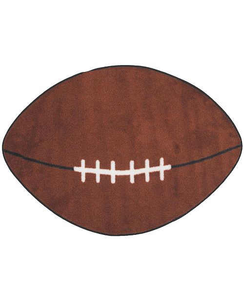 Fun Rugs Fun Time Shape Football 28 X 45 Area Rug Reviews