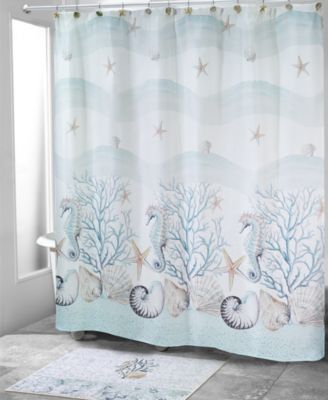 Avanti Coastal Terrazzo Shower Curtain Collection Bedding