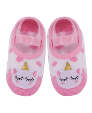 image of Nwalks Toddler and Little Girls Socks with Unicorn Applique