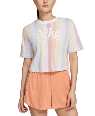 nike crop top and skirt