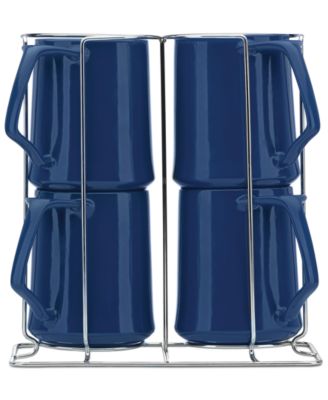 Dansk - Set of 4 Kobenstyle Stackable Mugs