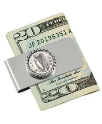 Men's Irish 5 Pence Coin Money Clip
