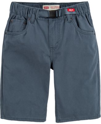Levi's - Big Boys 502™ Regular-Tapered Fit Twill Camp Shorts