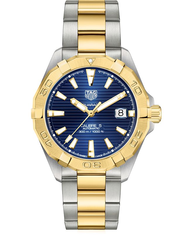 TAG Heuer Men's Swiss Automatic Aquaracer Stainless Steel & 18K Gold