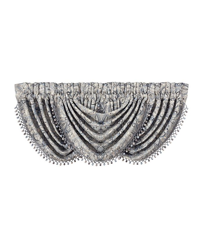 J Queen New York Alexis Waterfall Window Valance, 43" x 33" Macy's