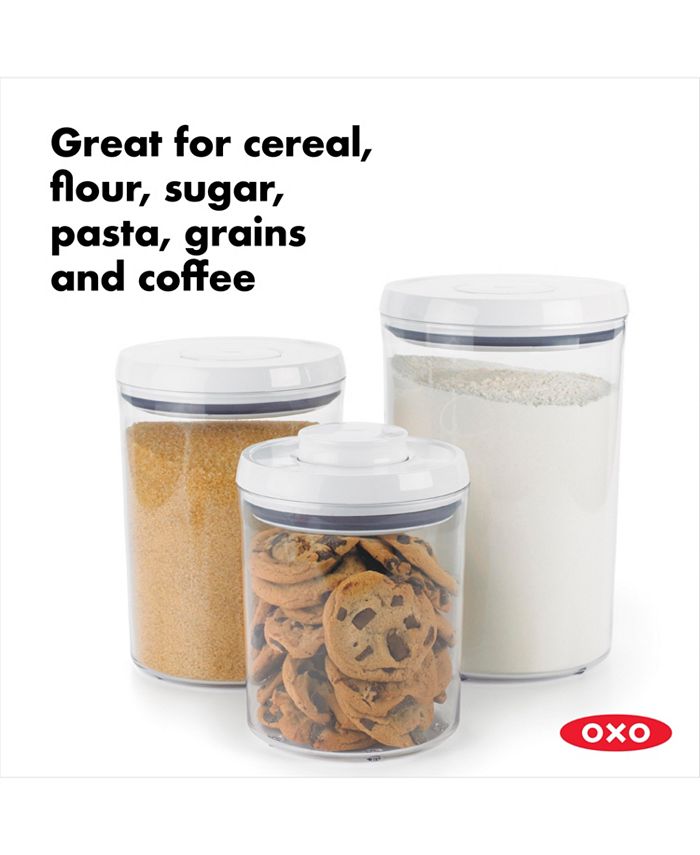 OXO Pop 2.5-Qt. Round Canister - Macy's