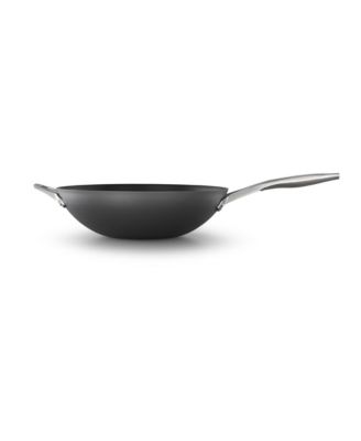 Calphalon - Premier Hard-Anodized Nonstick Cookware, 13-Inch Flat Bottom Wok