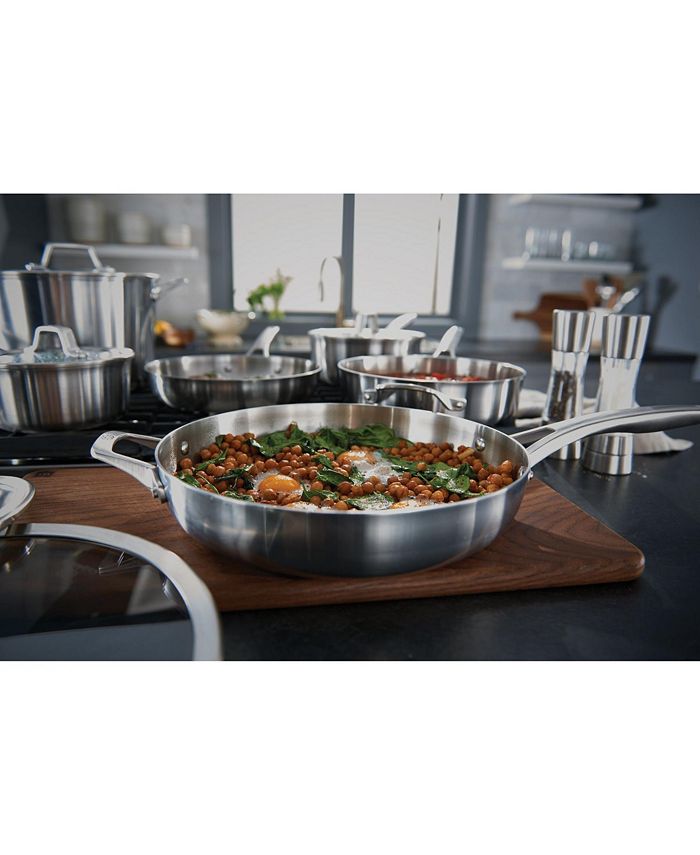 Calphalon Premier Stainless Steel Cookware Set, 11 Piece Macy's