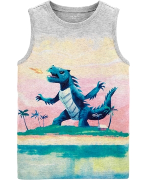 Little Boys Dinosaur Jersey Tee