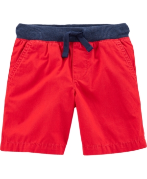 Toddler Boys Pull-On Poplin Shorts