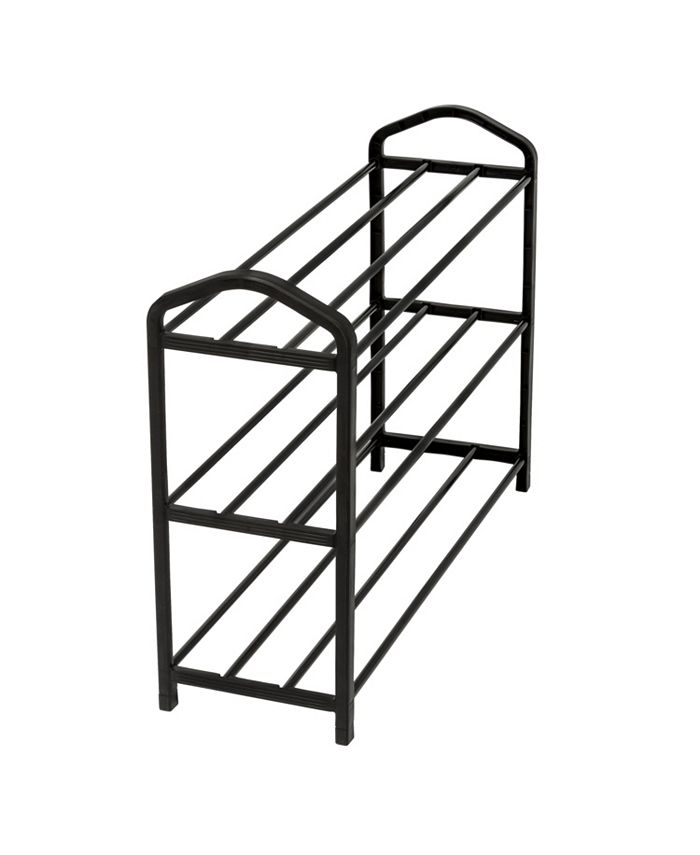Honey Can Do 3Shelf Black Wire Shoe Rack Macy's