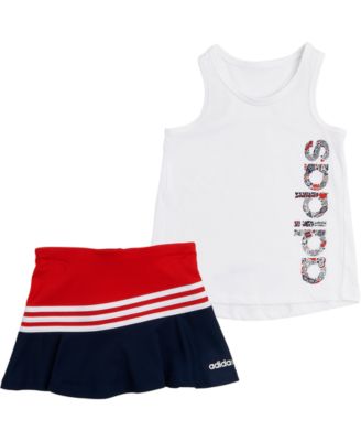 Adidas 2 piece skirt set online