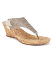 White mountain outlet pebble wedge sandal