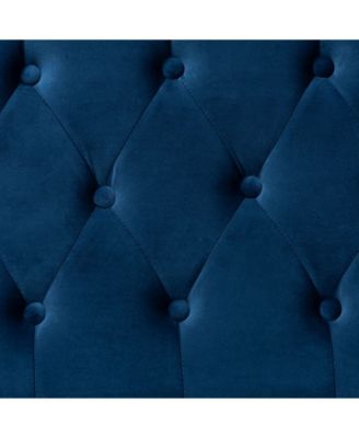 Valere Glam and Luxe Upholstered Button Tufted Storage Ottoman