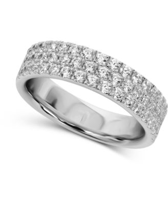 Arabella Cubic Zirconia Pave Band - Silver