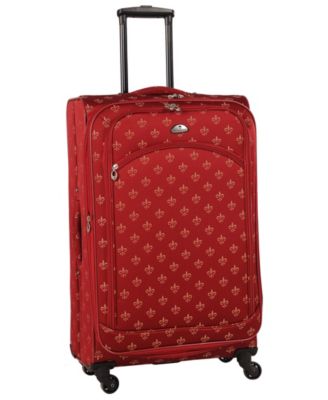 Fleur De Lis 5 Piece Spinner Luggage Set
