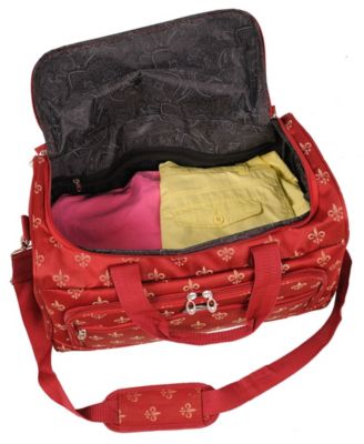 Fleur De Lis 5 Piece Spinner Luggage Set