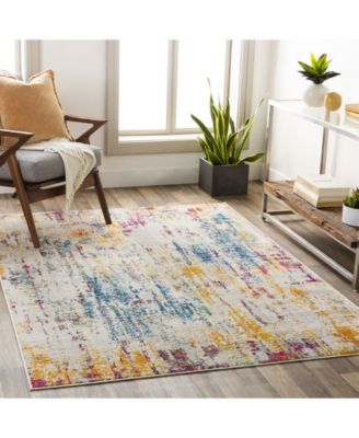Floransa FSA-2330 Yellow Area Rug