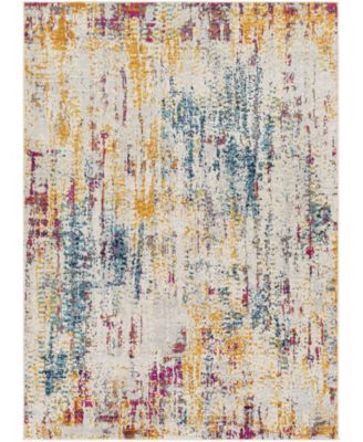 Photo 1 of Abbie & Allie Rugs Floransa FSA-2330 Yellow Area Rug 5'3" X 7'1"