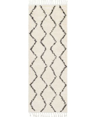 Berber Shag BBE-2303 Charcoal Area Rug