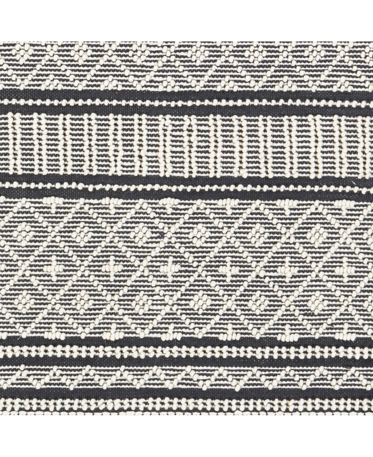 Livabliss Farmhouse Tassels Fts-2300Area Rug - Charcoal