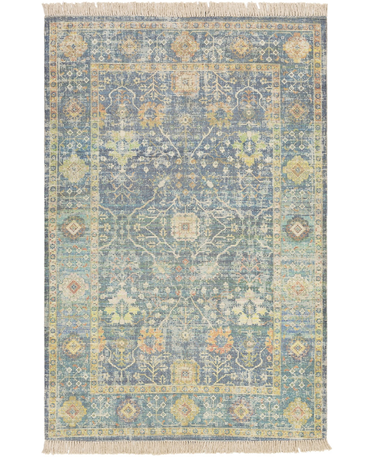 Surya Zainab Zai-2309 Navy 6' x 9' Area Rug - Navy