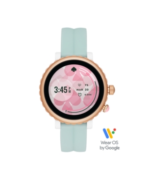 image of kate spade new york Sport Mint Silicone Touchscreen Smartwatch, 42MM