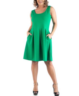 Women's Plus Size Sleeveless Dress