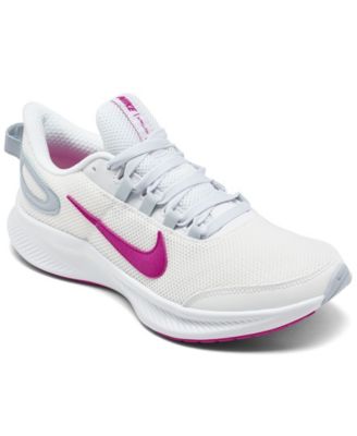 nike running all day run 2 in white and pink