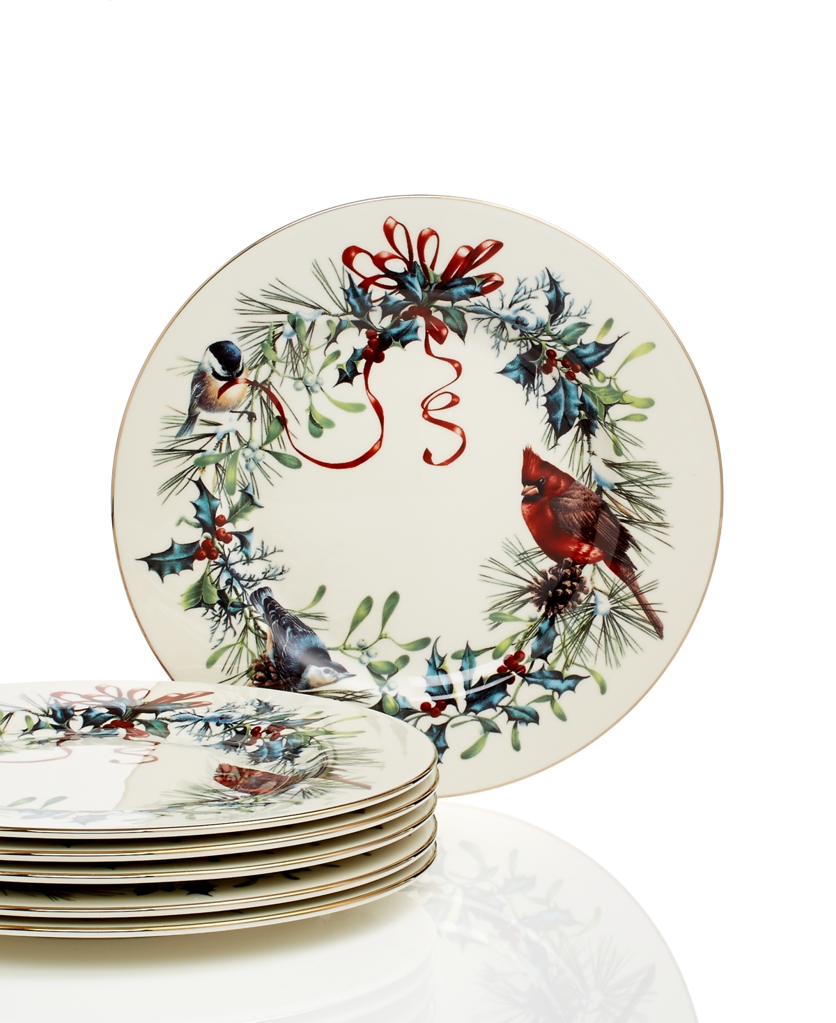 UPC 882864420411 product image for Lenox Winter Greetings Salad Plate Set, Buy 3 Get 6 | upcitemdb.com