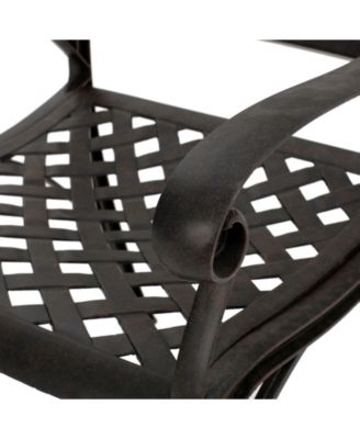 Alfresco Outdoor Cast Dining Chairs, Set of 2