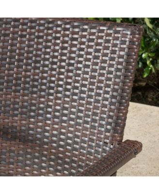 Wilkerson Outdoor Dining Chair with Cushion, Set of 2