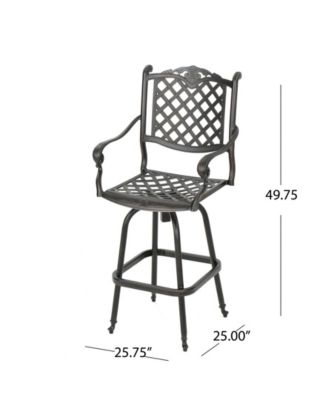 Cobb Outdoor Cast Barstool, Set of 2