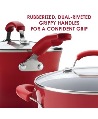 Cucina 3-Quart Nonstick Saucepot with Steamer and Lid