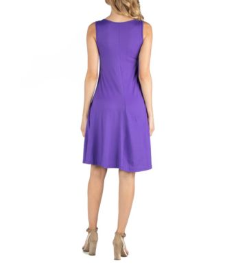 A Line Slim Fit and Flare Maternity Dress