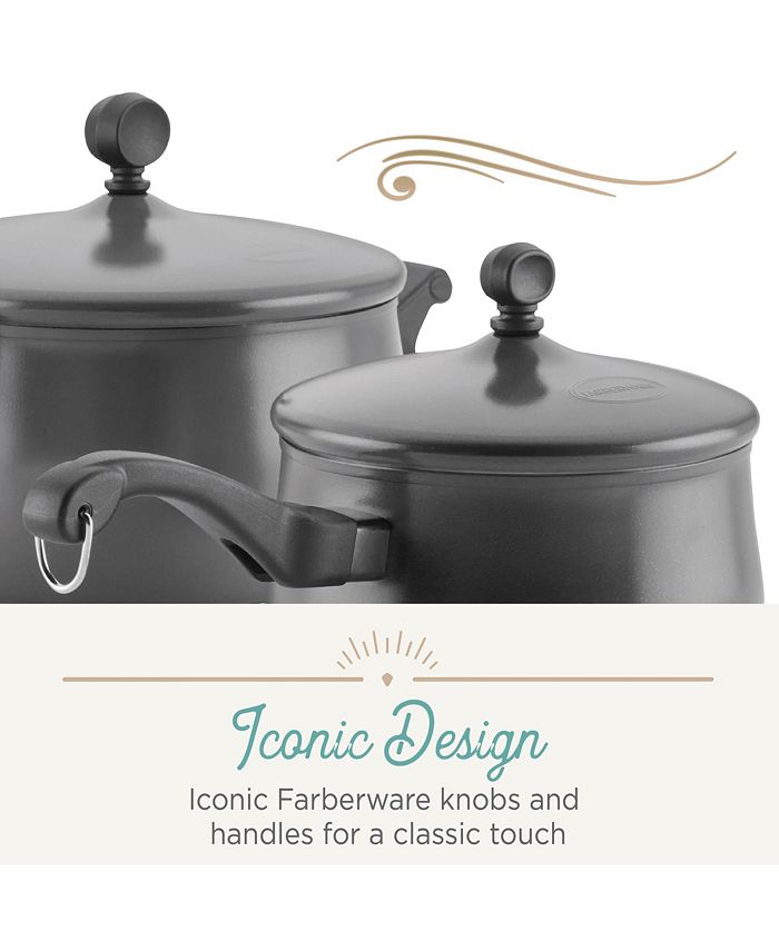 Farberware - 120 Pewter 10-Pc. Cookware Set